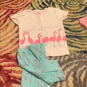 Size 5T girls short sleeve pajama set